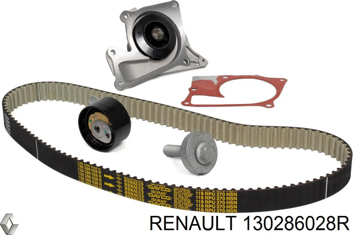 Compre 130286028R Renault (RVI) Correia do mecanismo de distribuição de gás