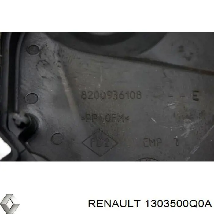 Compre 1303500Q0A Renault (RVI) Proteção interna da correia do mecanismo de distribuição de gás