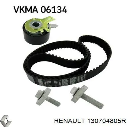 130704805R Renault (RVI) Rolo de reguladora de tensão da correia do mecanismo de distribuição de gás