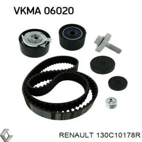 130C10178R Renault (RVI) Correia do mecanismo de distribuição de gás, kit