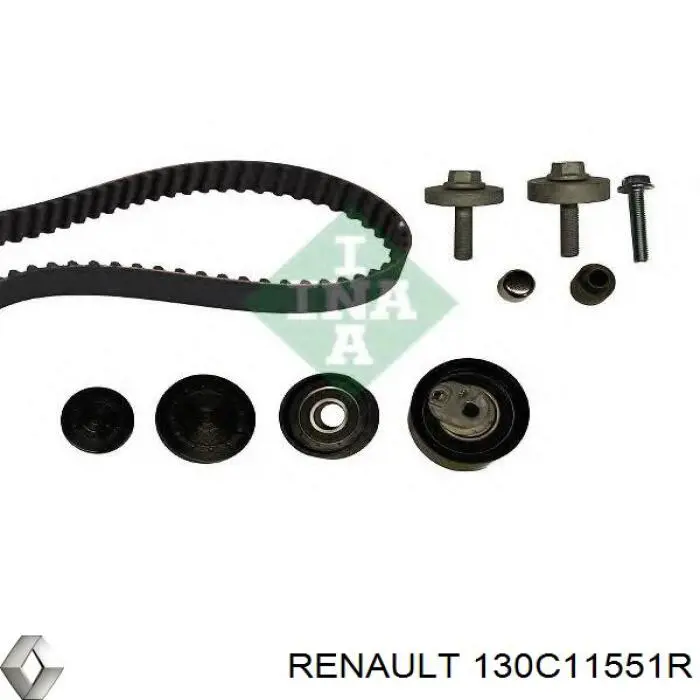 130C11551R Renault (RVI) Correia do mecanismo de distribuição de gás, kit