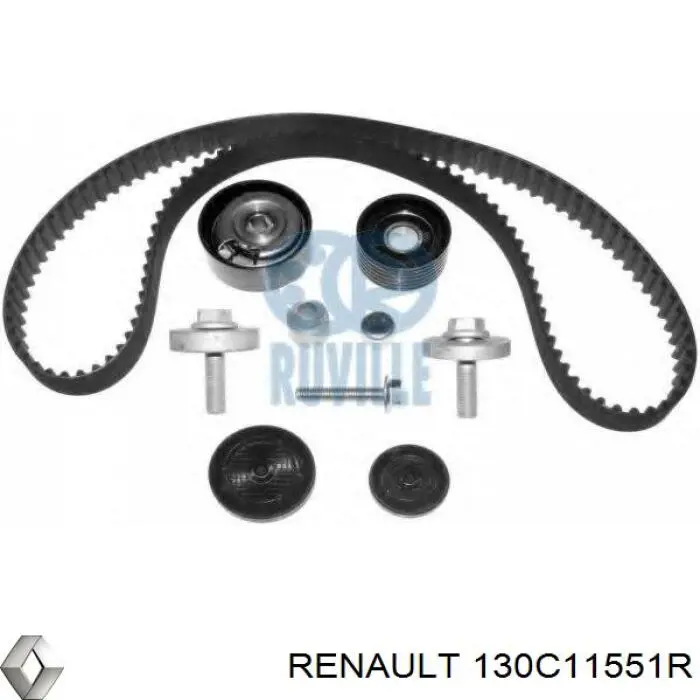 Correia do mecanismo de distribuição de gás, kit Renault (RVI) 130C11551R preço, a partir de 109,58 USD