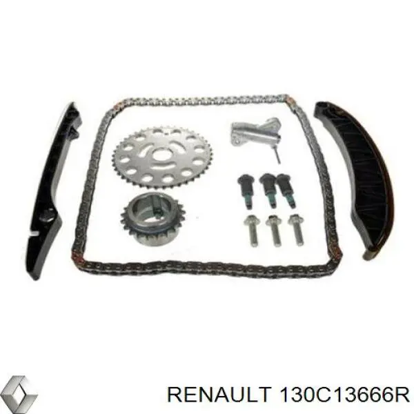 130C13666R Renault (RVI) Cadeia do mecanismo de distribuição de gás, kit