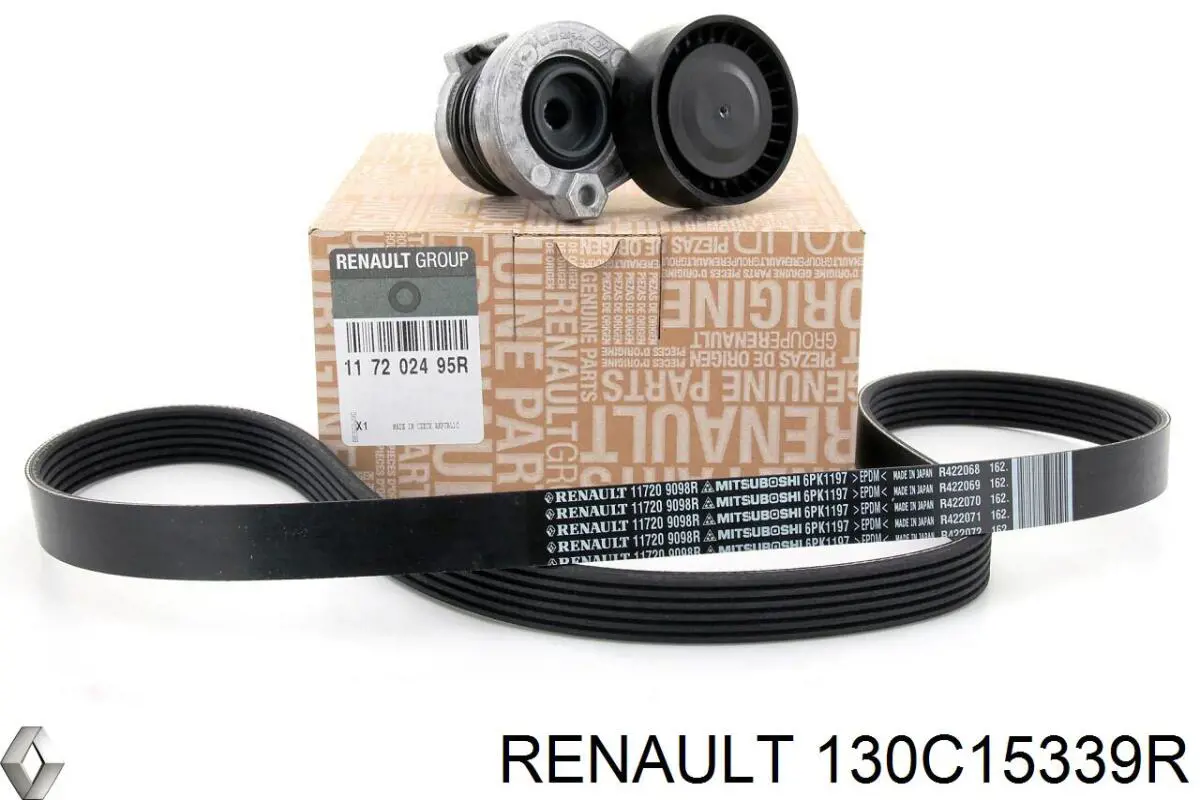 Correia do mecanismo de distribuição de gás, kit Renault (RVI) 130C15339R preço, a partir de 74,08 USD