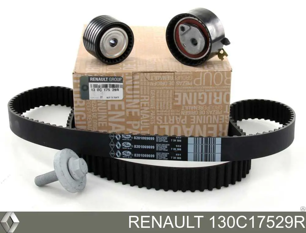 130C17529R Renault (RVI) Correia do mecanismo de distribuição de gás, kit