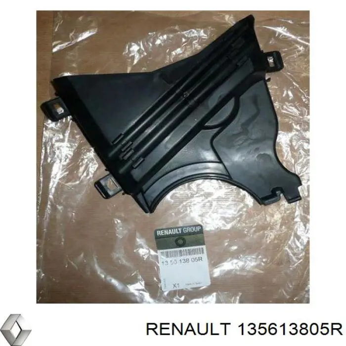 Compre 135613805R Renault (RVI) Proteção inferior da correia do mecanismo de distribuição de gás