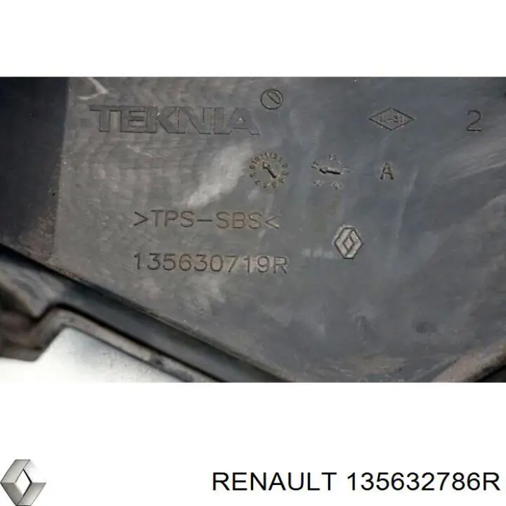 Compre 135632786R Renault (RVI) Proteção superior da correia do mecanismo de distribuição de gás