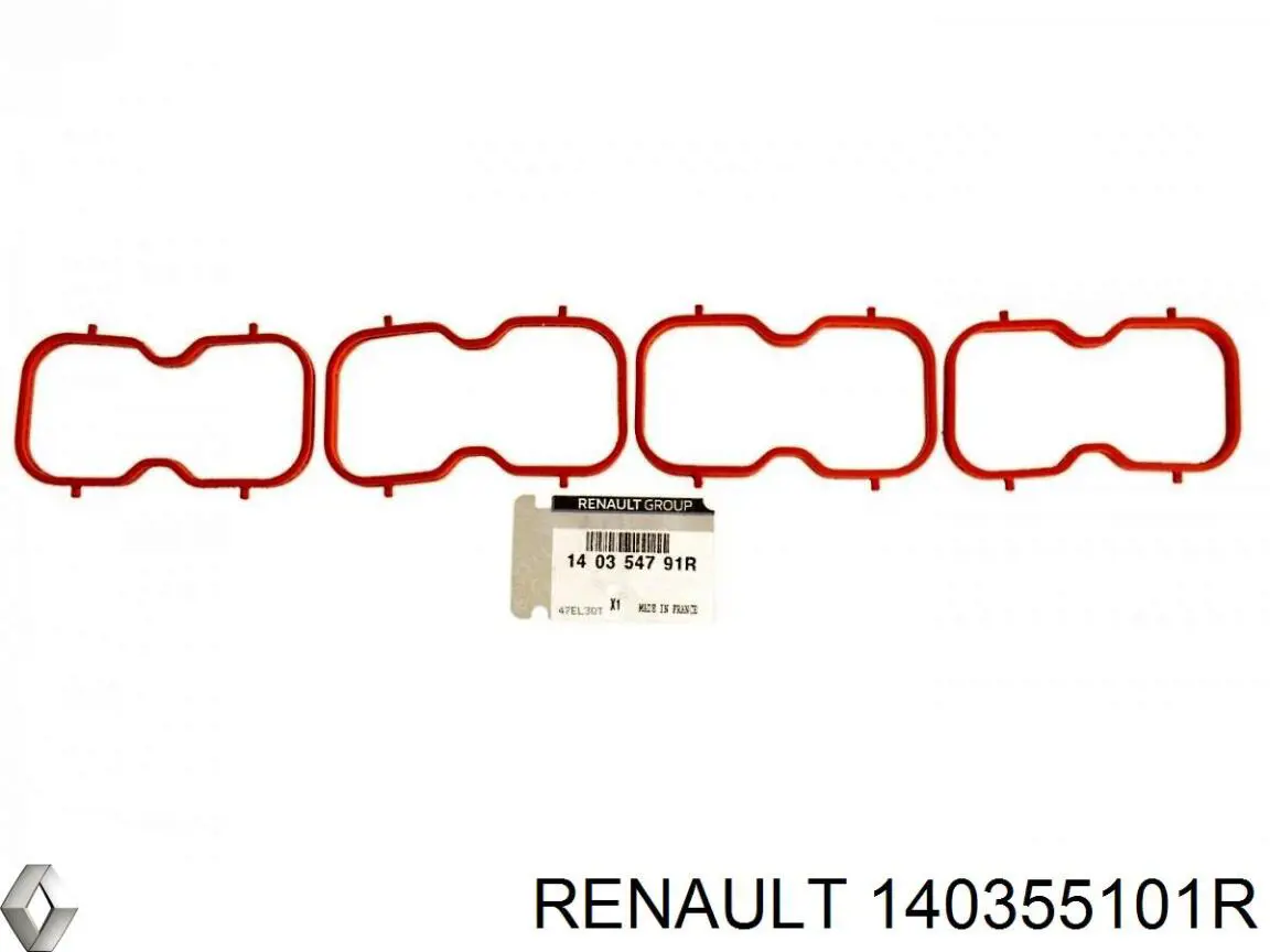 140355101R Renault (RVI) Vedante de tubo coletor de admissão