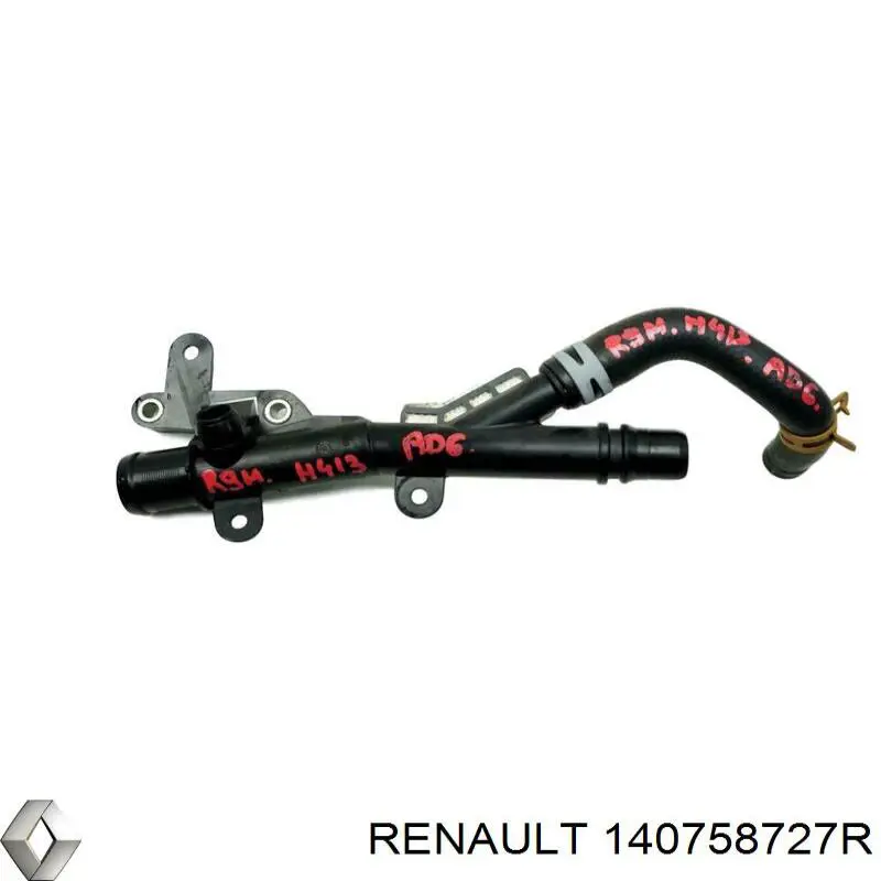 140758727R Renault (RVI) Flange do sistema de esfriamento (união em T)