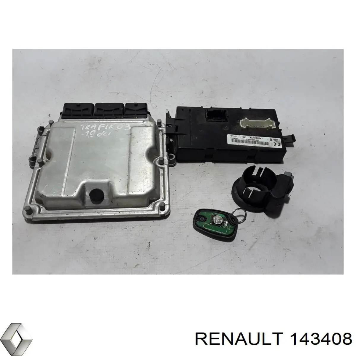 Antena (anel) de imobilizador 143408 Renault (RVI)