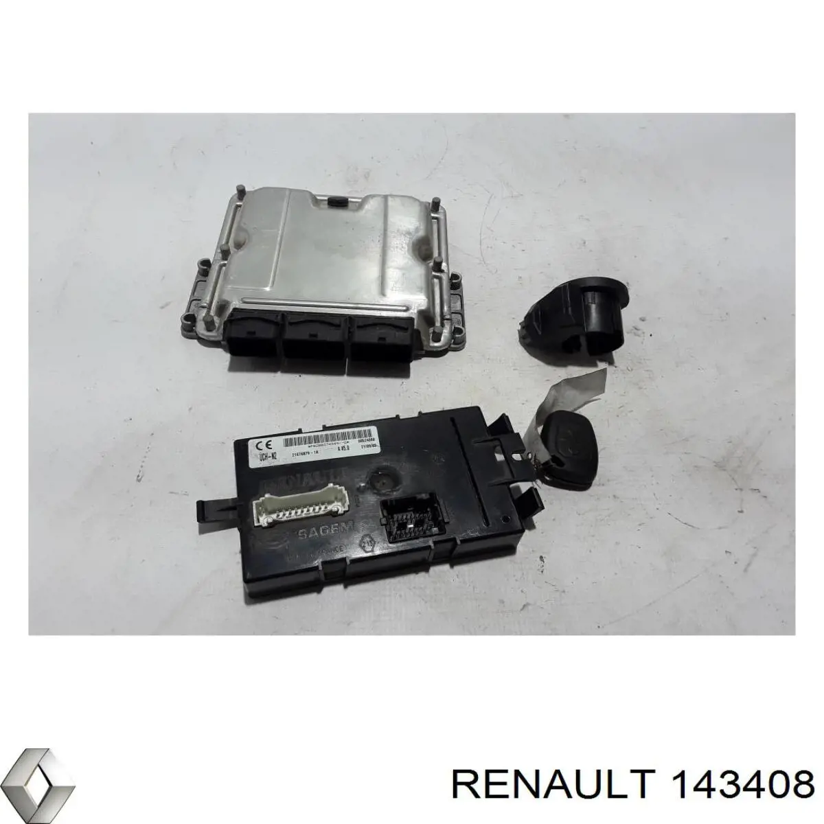 Antena (anel) de imobilizador Renault (RVI) 143408