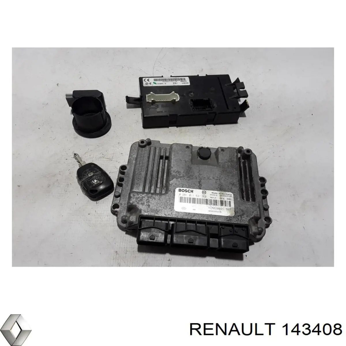 143408 Renault (RVI) Antena (anel) de imobilizador