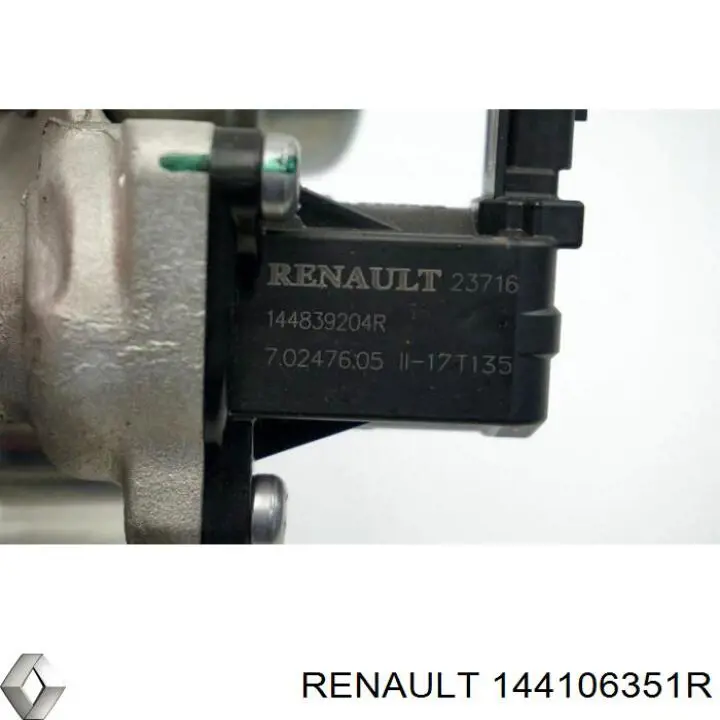 Turbina Renault (RVI) 144106351R preço, a partir de 480,96 USD