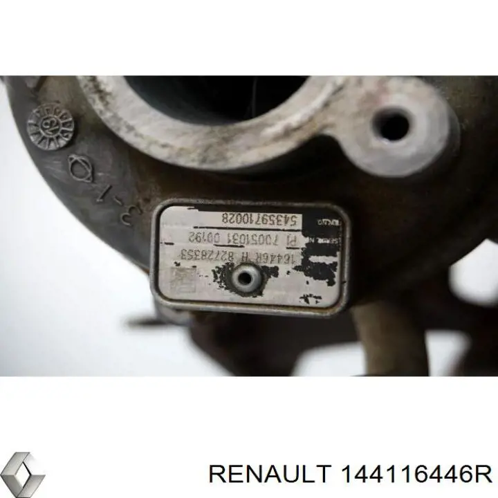 Turbina Renault (RVI) 144116446R preço, a partir de 123,08 USD