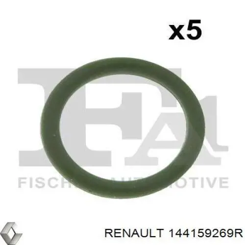 144159269R Renault (RVI) Vedante de turbina dos gases de escape, admissão