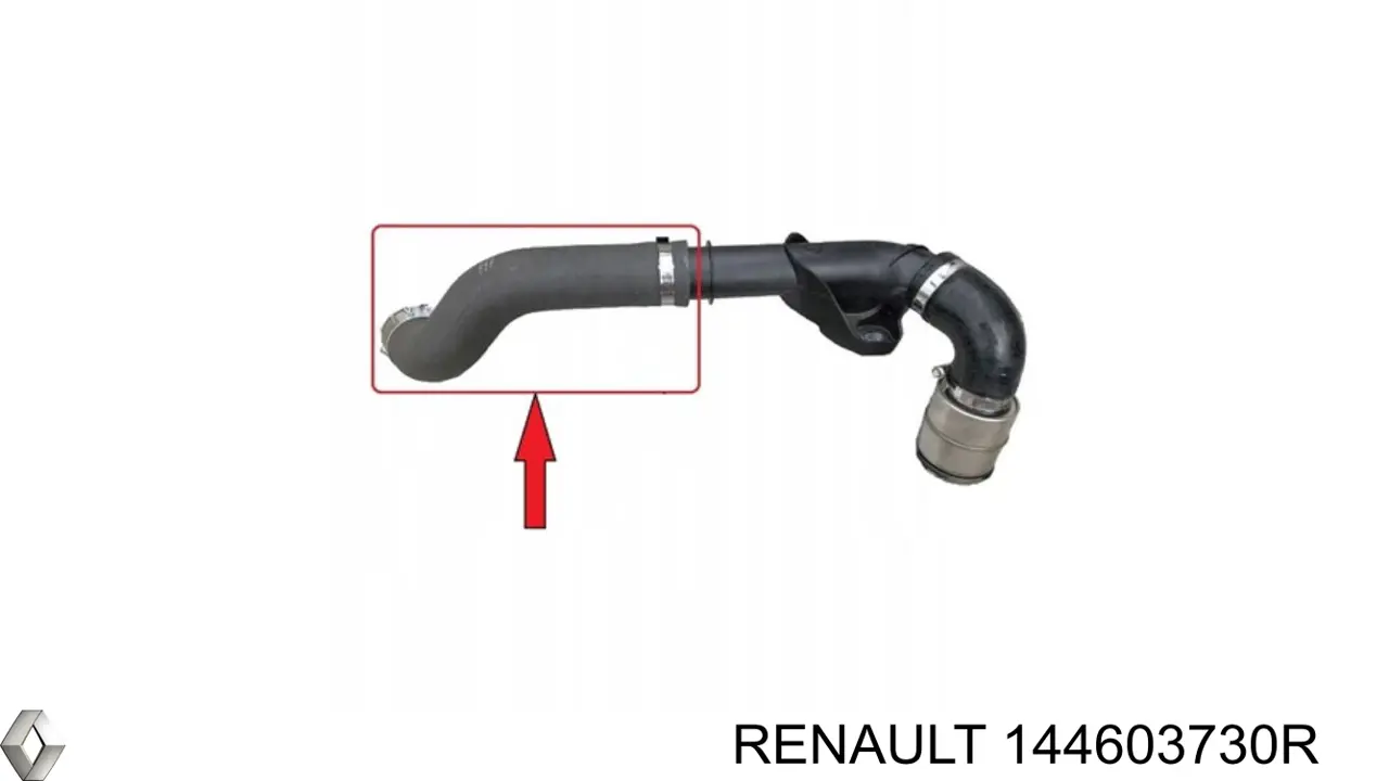 Compre 144603730R Renault (RVI) Cano derivado de ar, saída de turbina (supercompressão)