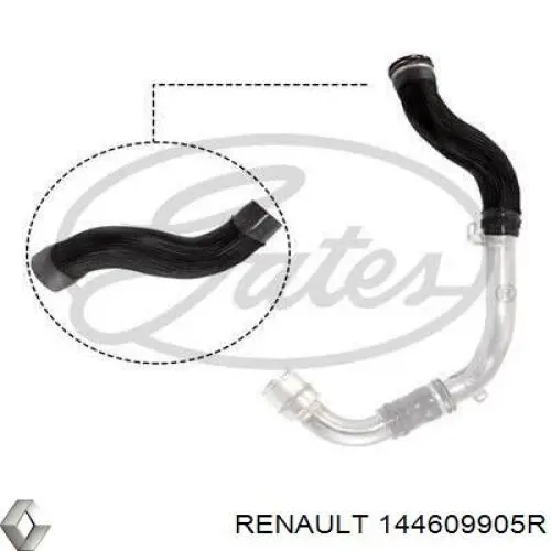 DCR287TT Thermotec Mangueira (cano derivado) de intercooler