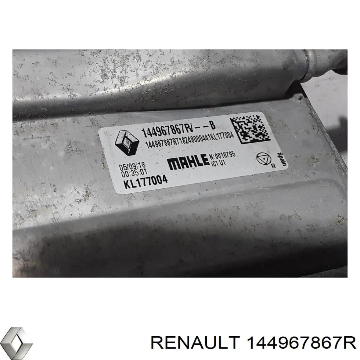 144967867R Nissan/Infiniti Radiador de intercooler