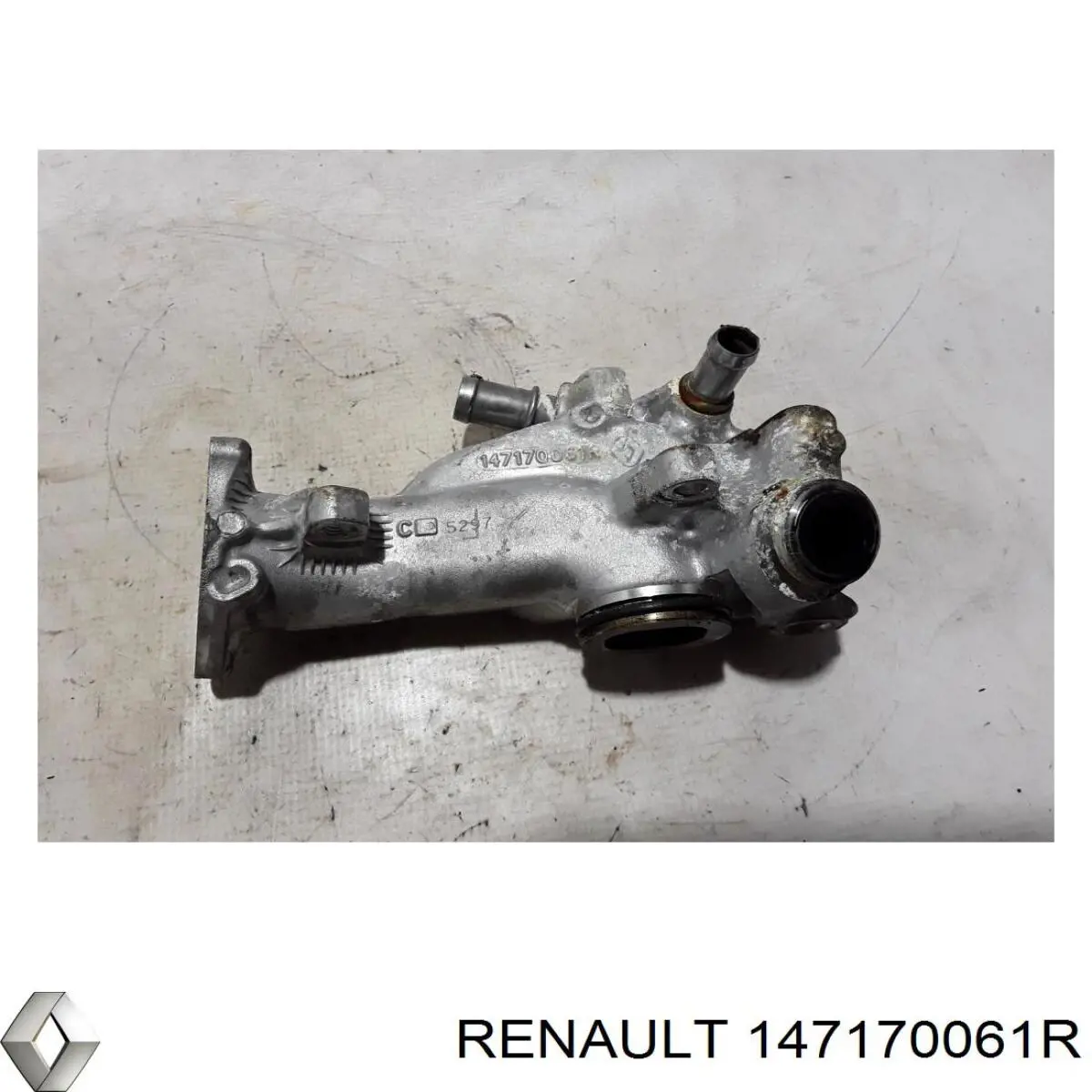 147170061R Renault (RVI) Caixa (câmara) de válvula EGR