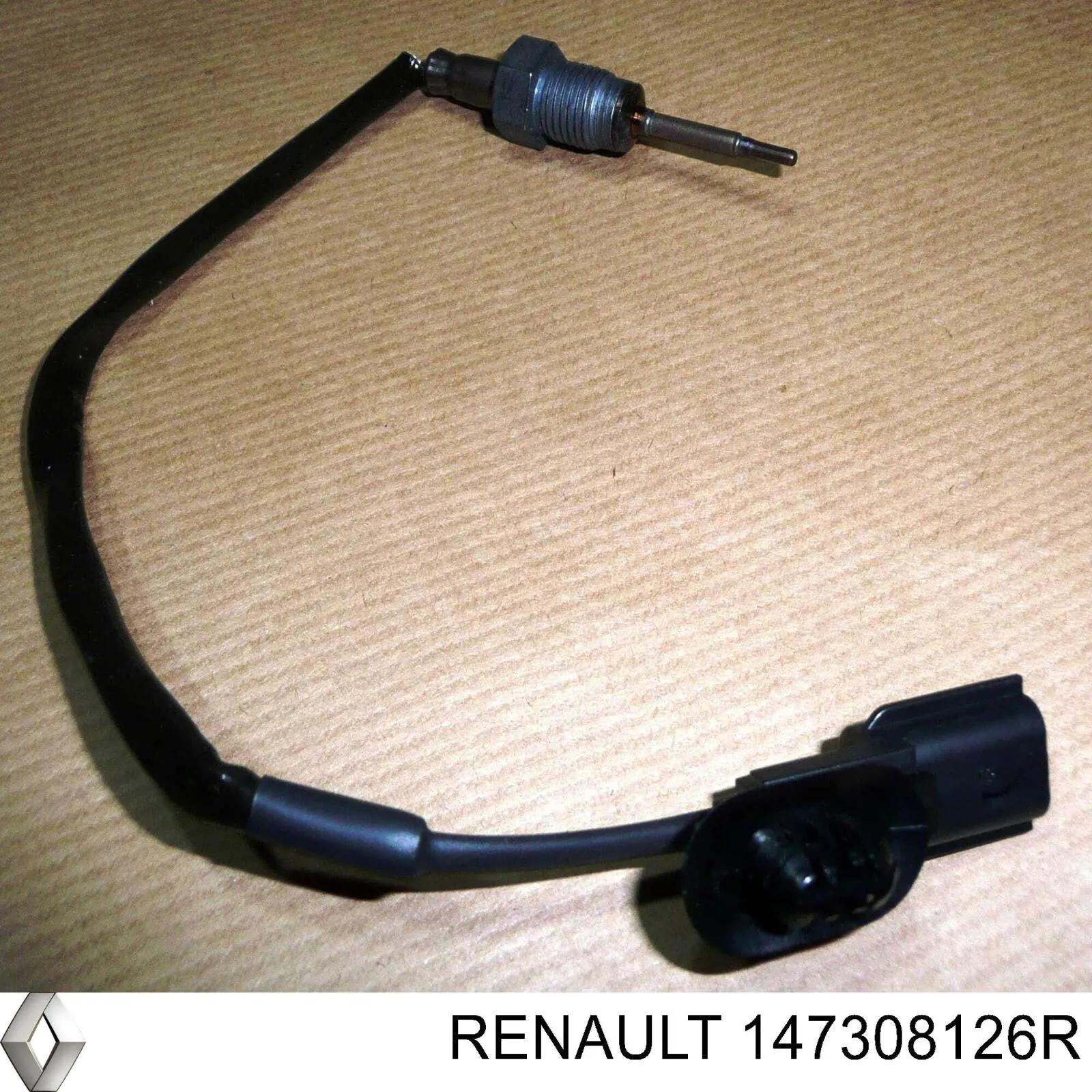 Compre 147308126R Renault (RVI) Sensor de temperatura dos gases de escape (GE), de válvula EGR