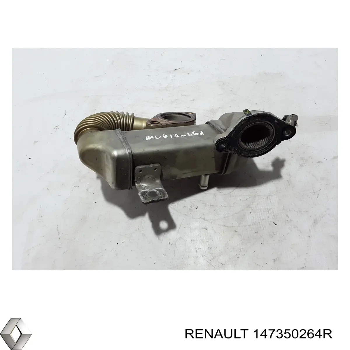 147350264R Renault (RVI) Radiador do sistema EGR de recirculação dos gases de escape