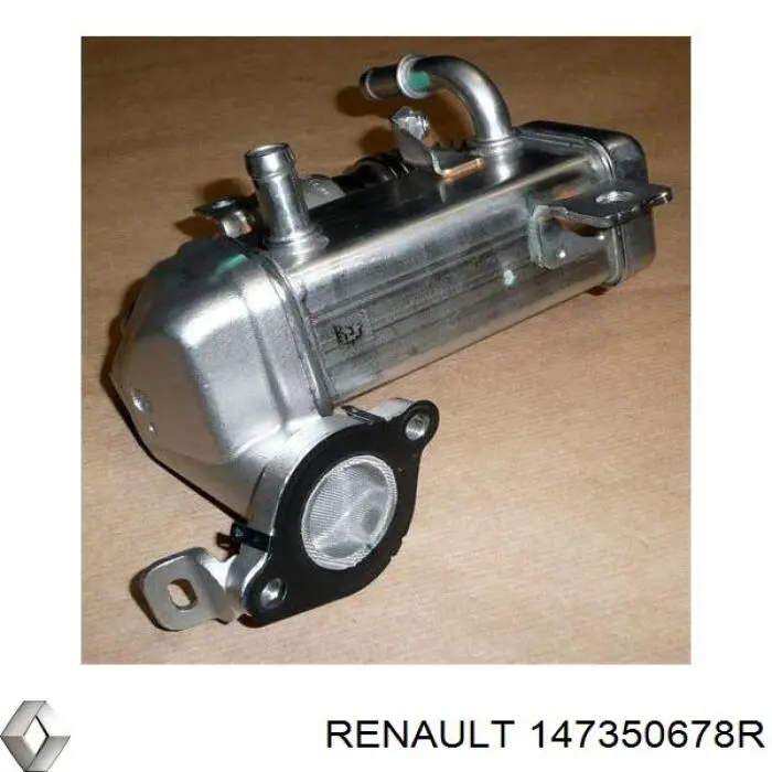 147350678R Renault (RVI) Radiador do sistema EGR de recirculação dos gases de escape