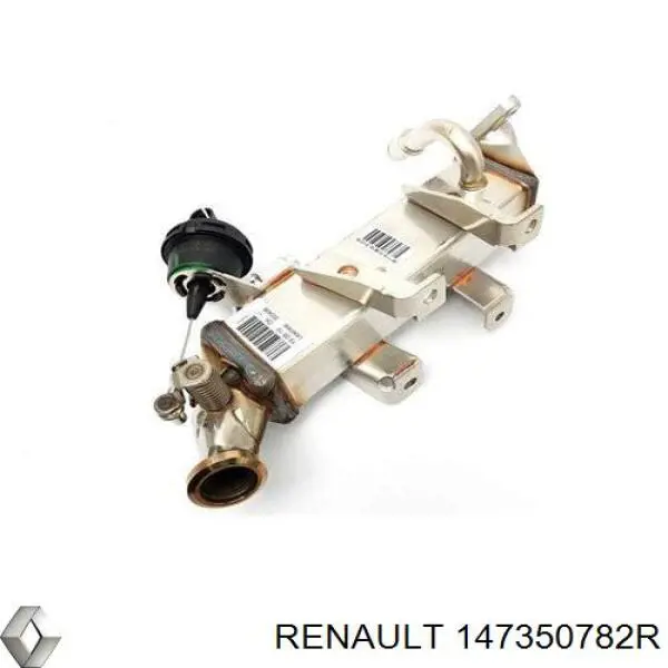 147350782R Renault (RVI) Radiador do sistema EGR de recirculação dos gases de escape