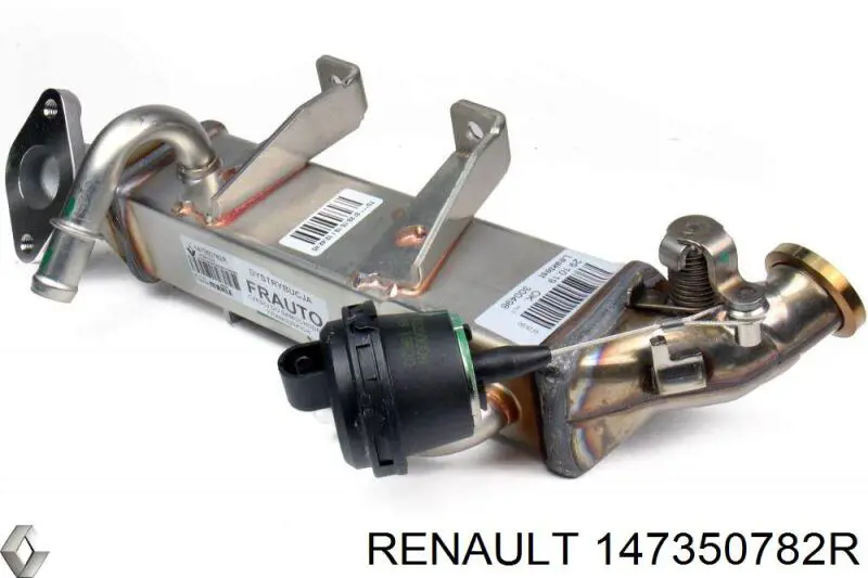 Radiador do sistema EGR de recirculação dos gases de escape Renault (RVI) 147350782R preço, a partir de 311,83 USD
