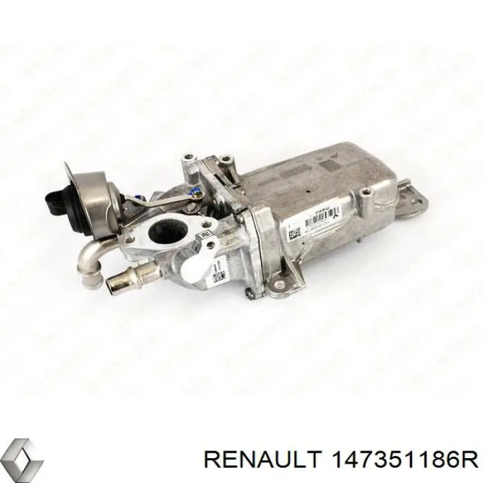 147351186R Renault (RVI) Radiador do sistema EGR de recirculação dos gases de escape