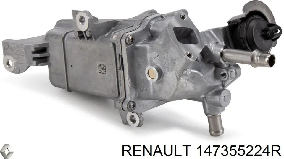 Radiador do sistema EGR de recirculação dos gases de escape Renault (RVI) 147355224R preço, a partir de 249,69 USD