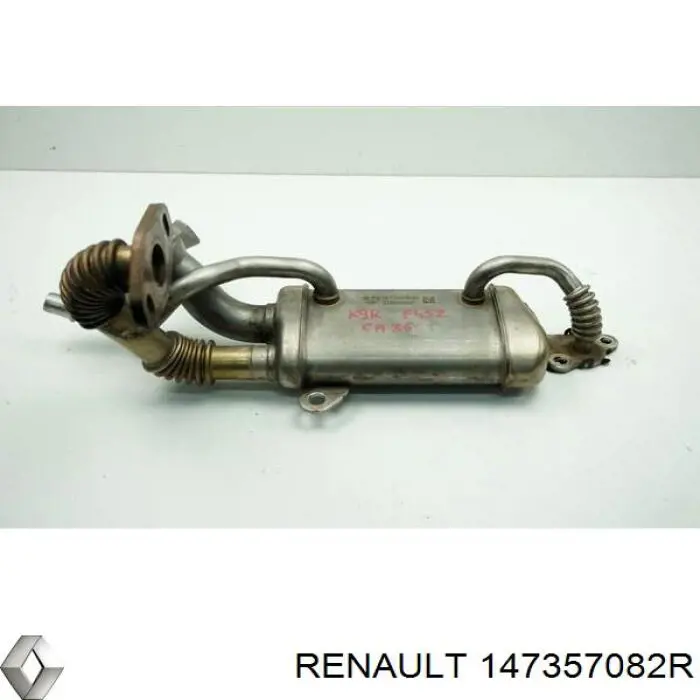 Radiador do sistema EGR de recirculação dos gases de escape Renault (RVI) 147357082R preço, a partir de 78,32 USD