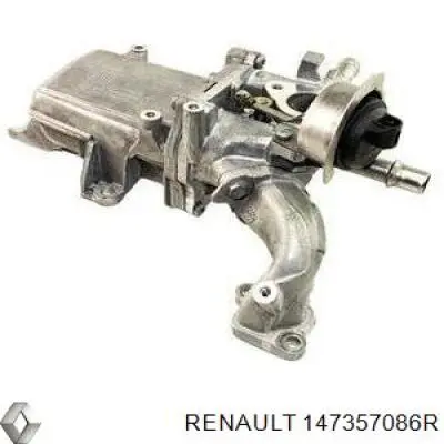 Radiador do sistema EGR de recirculação dos gases de escape Renault (RVI) 147357086R preço, a partir de 332,61 USD