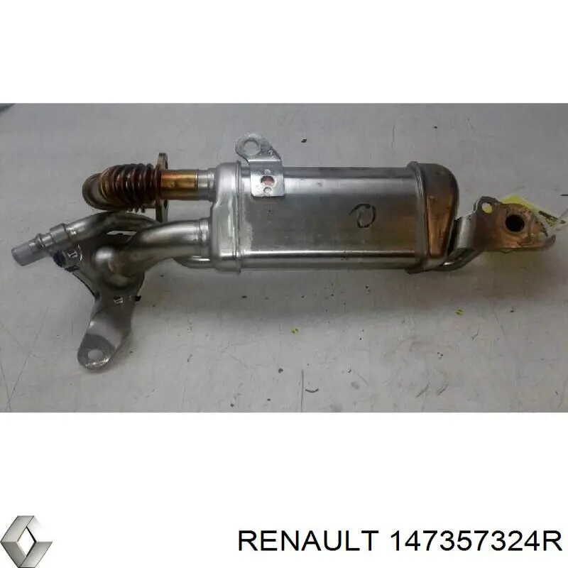 147357324R Renault (RVI) Radiador do sistema EGR de recirculação dos gases de escape