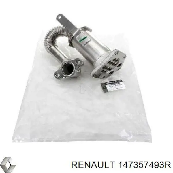 Radiador do sistema EGR de recirculação dos gases de escape Renault (RVI) 147357493R preço, a partir de 45,97 USD