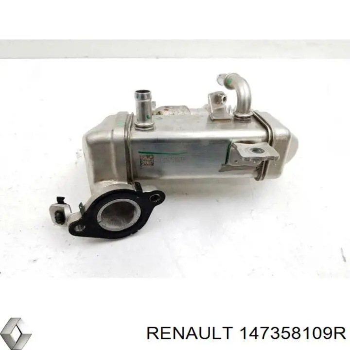 147358109R Renault (RVI) Radiador do sistema EGR de recirculação dos gases de escape