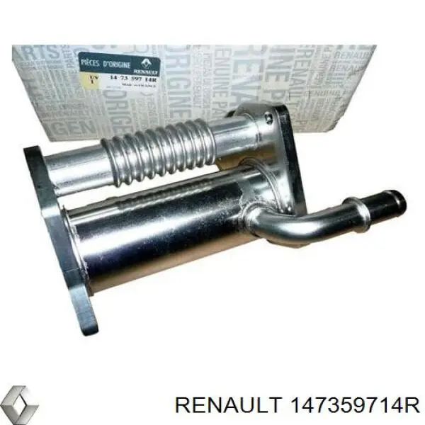 Radiador do sistema EGR de recirculação dos gases de escape Renault (RVI) 147359714R preço, a partir de 119,82 USD