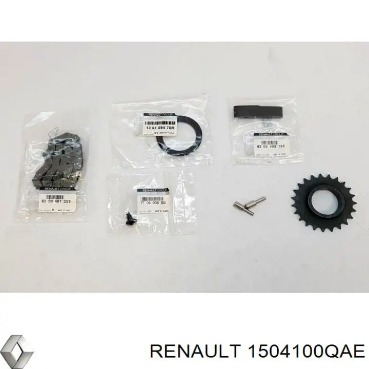 1504100QAE Nissan/Infiniti Cadeia de bomba de óleo, kit