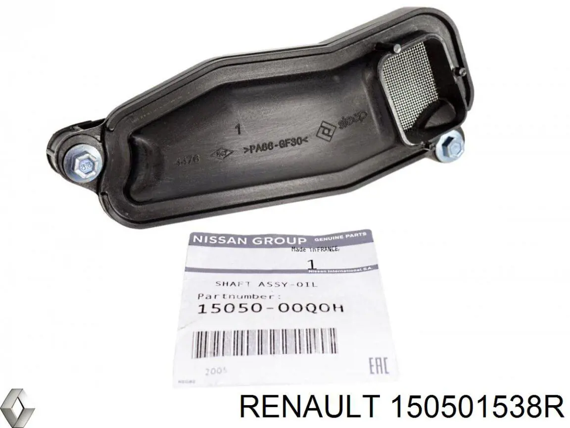 Receptor de óleo (coletor de óleo) Renault Master III FV