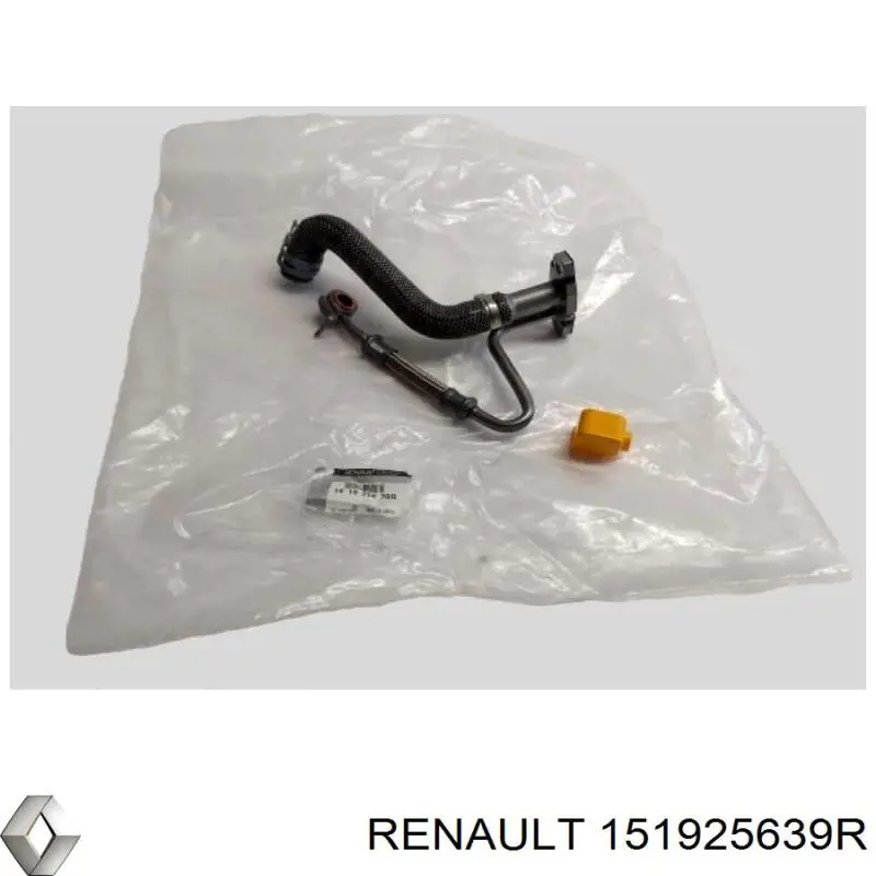 151925639R Renault (RVI) Tubo (mangueira) de fornecimento de óleo de turbina