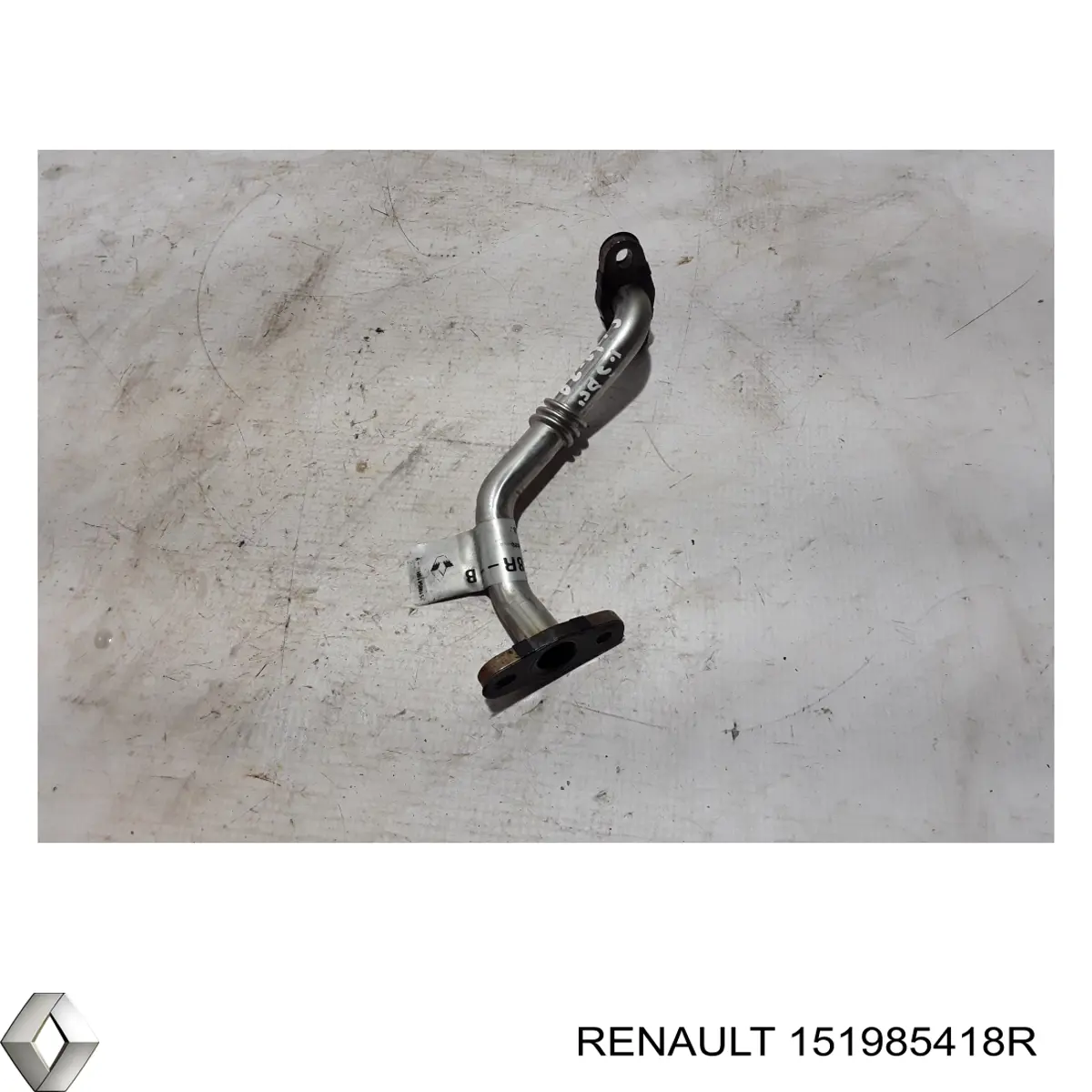 151985418R Renault (RVI) Tubo (mangueira) de derivação de óleo de turbina