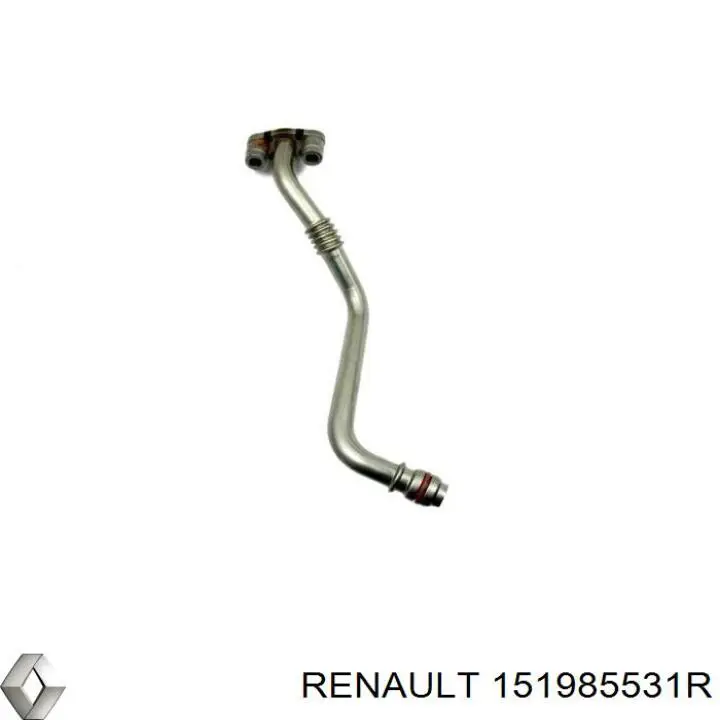 151985531R Renault (RVI) Tubo (mangueira) de derivação de óleo de turbina