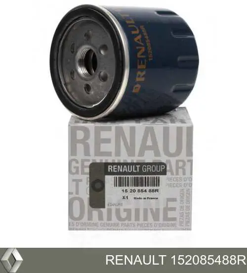 152085488R Renault (RVI) Filtro de óleo