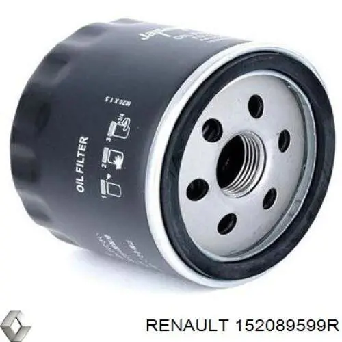 Compre 152089599R Renault (RVI) Filtro de óleo