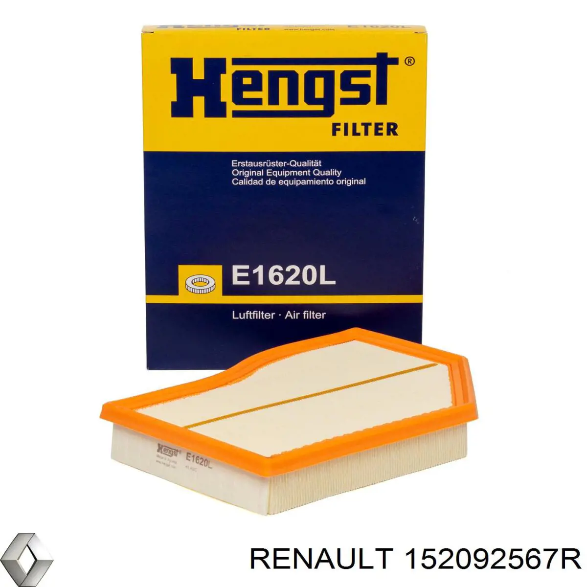 Compre 152092567R Renault (RVI) Filtro de óleo