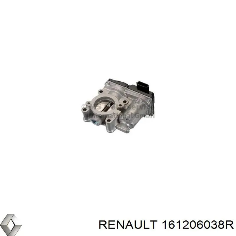 161206038R Renault (RVI) Válvula de borboleta montada