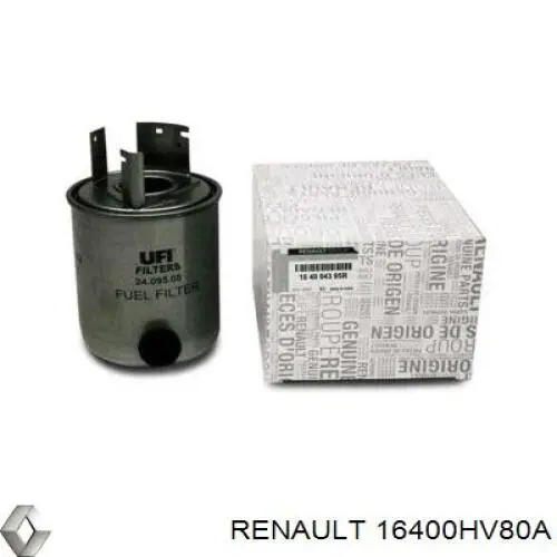 Filtro de combustível Renault (RVI) 16400HV80A preço, a partir de 51,08 USD