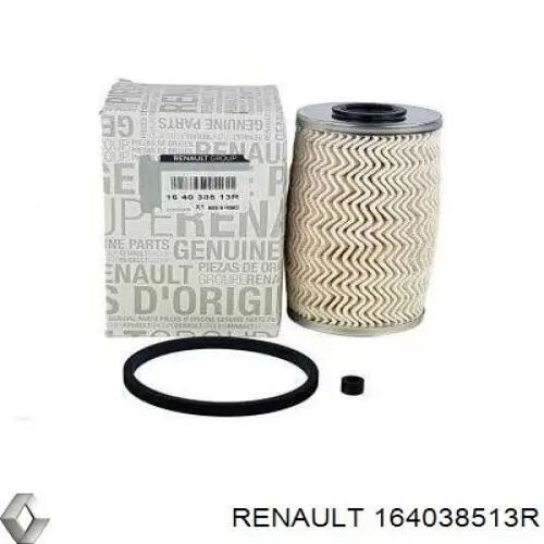 Compre 164038513R Renault (RVI) Filtro de combustível