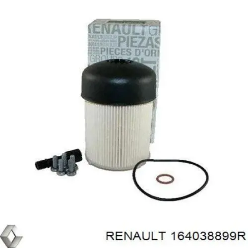 Filtro de combustível 164038899R Renault (RVI)