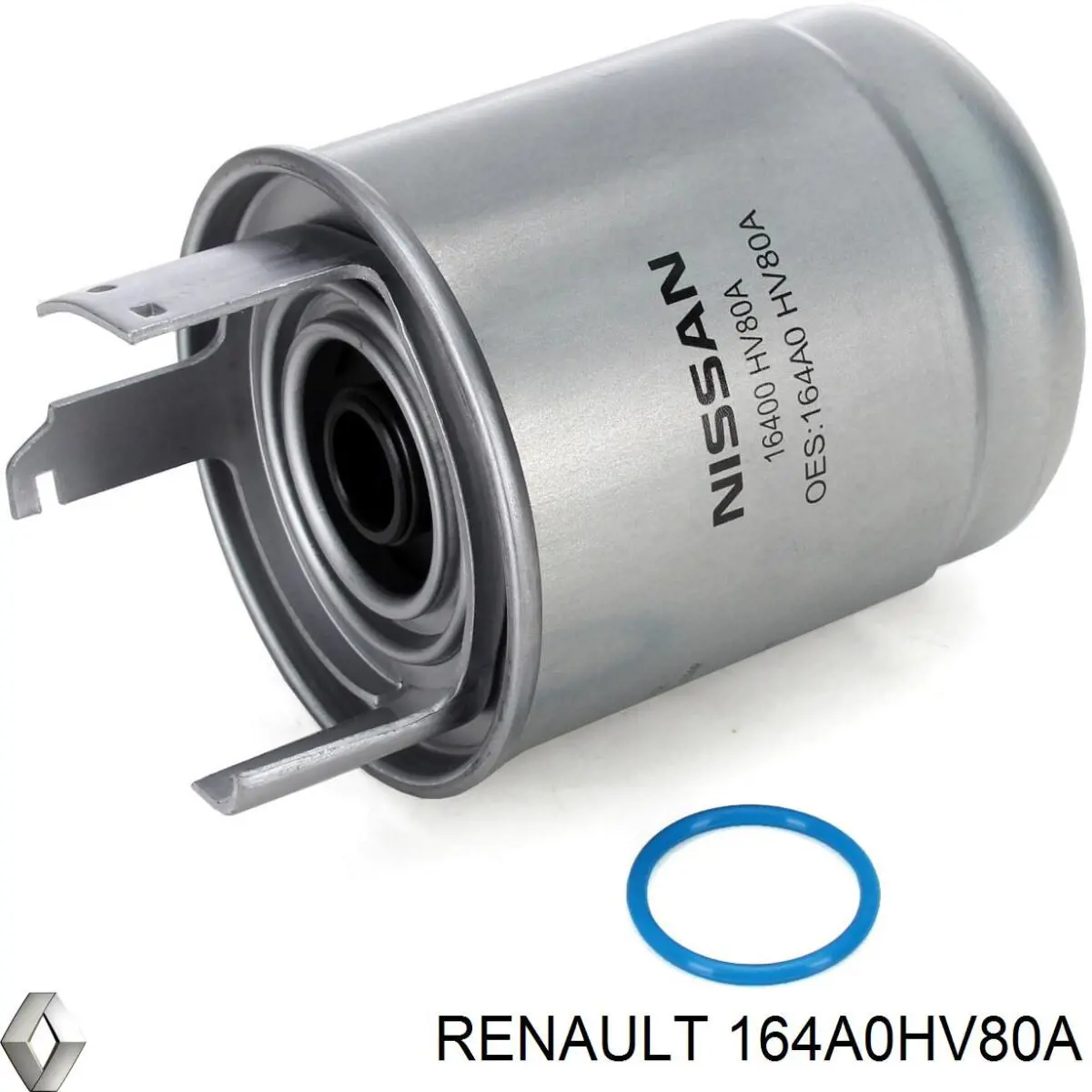Filtro de combustível 164A0HV80A Renault (RVI)