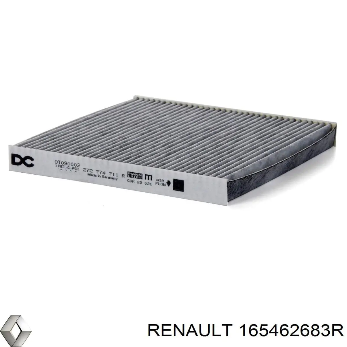 Compre 165462683R Renault (RVI) Filtro de ar